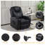 Fauteuil inclinable électrique en cuir Vegan-1331762257