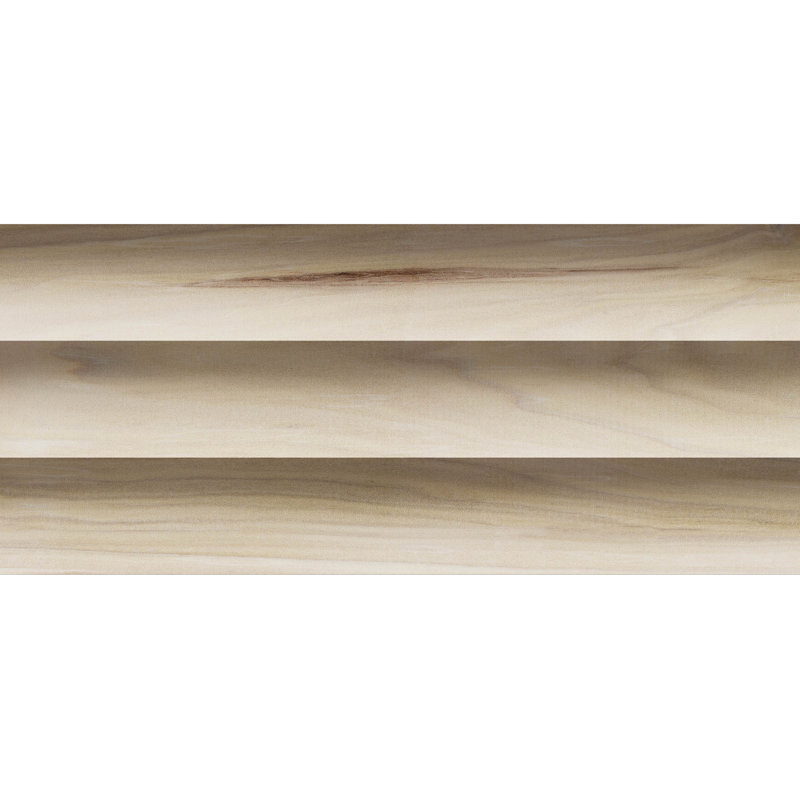 0,375 po P x 5 po X P 47,5 po L Moulure de panneau mural d'appoint sans finition, Peuplier