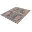 Distressed Homage Hand Knotted Wool Area Rug in Beige, Blue, Gray, Salmon-1744617485