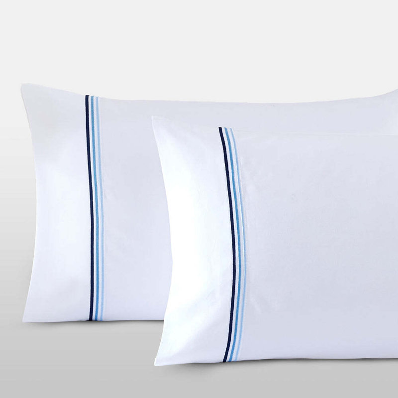 Triple Luxe Sateen Pillowcase Set, King Pillow Case with 2 Pillow Cases, Gold