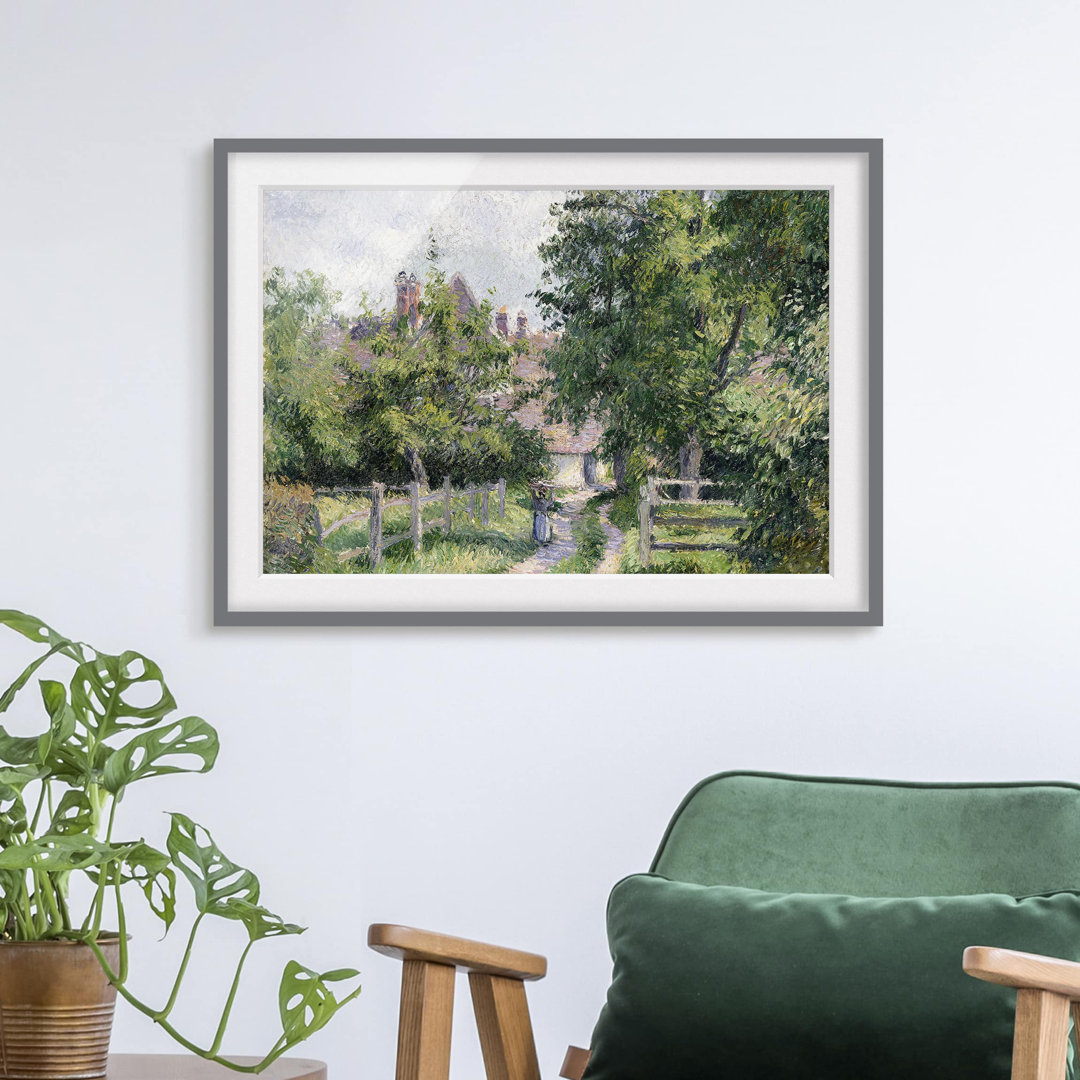 Poster Saint-Martin bei Gisors von Camille Pissarro