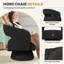 Fauteuil d'appoint pivotant en tonneau, fauteuil rembourré Teddy & Chenille avec base pivotante à 360 ° pleine perle, mobilier d'appoint moderne pour salon, chambre à coucher et meuble-lavabo-1103809872-1139114448