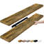  Ensemble de 2 tablettes flottantes de 35 po de long avec fixation invisible - noyer-2121085036-2143639246