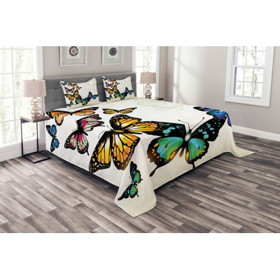 Animal Print Bedspread with Pillow Shams Included