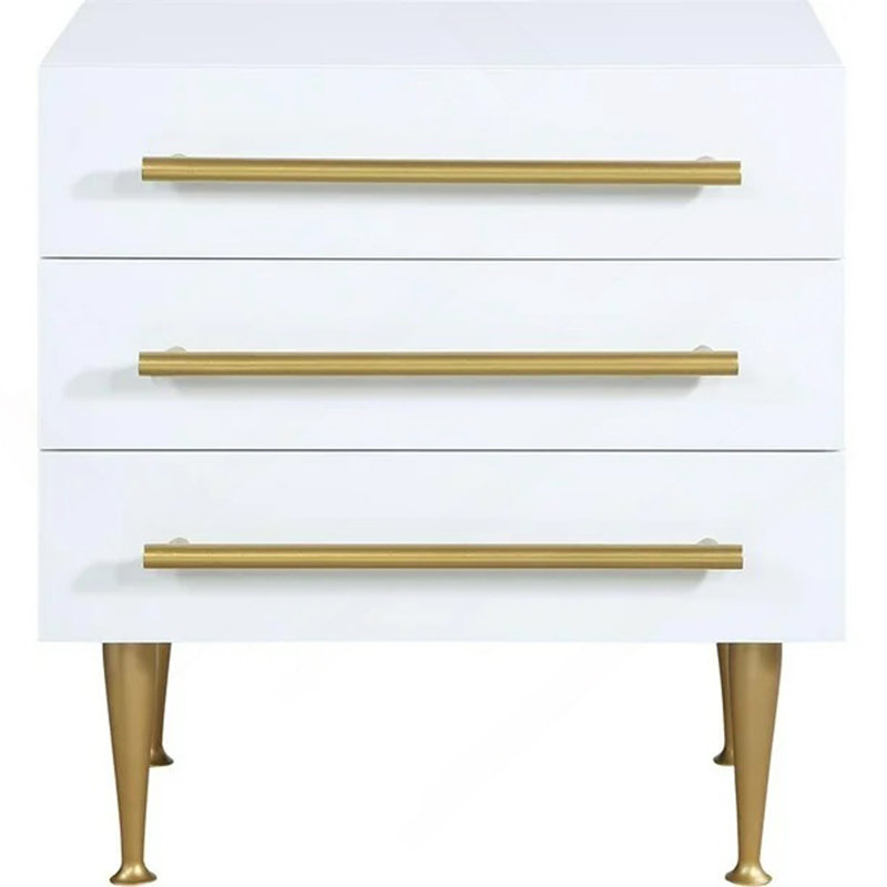 Table de chevet à 3 tiroirs Modern
