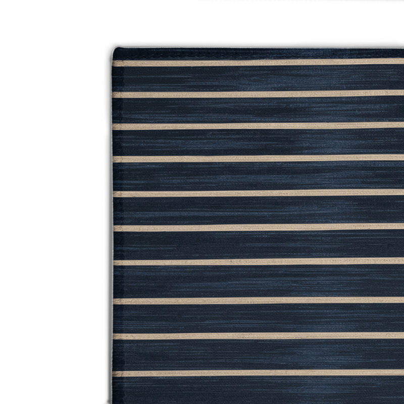 Tapis intérieur / extérieur gris HorizontalStripes, Rectangle 4pi x 6 pi