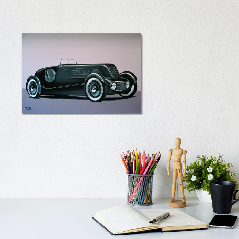 Edsel Ford Model 40 Special Speedster 1934 by Paul Meijering - Wrapped Canvas Gallery-Wrapped Canvas Giclée