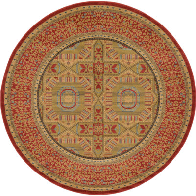 Tapis oriental jaune et bleu Ophelia