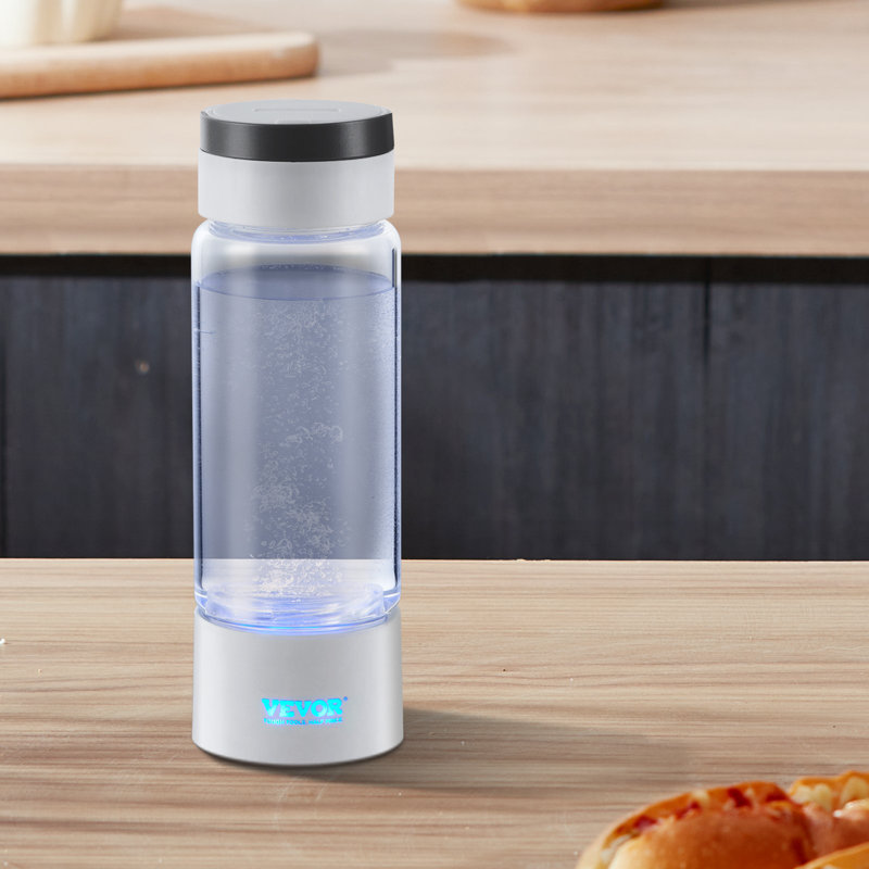 Générateur de bouteilles d’eau à l’hydogène, machine à eau portative à l’hydiène riche en hydrogènes avec tube d’inspiration Nasal et autonettoyant