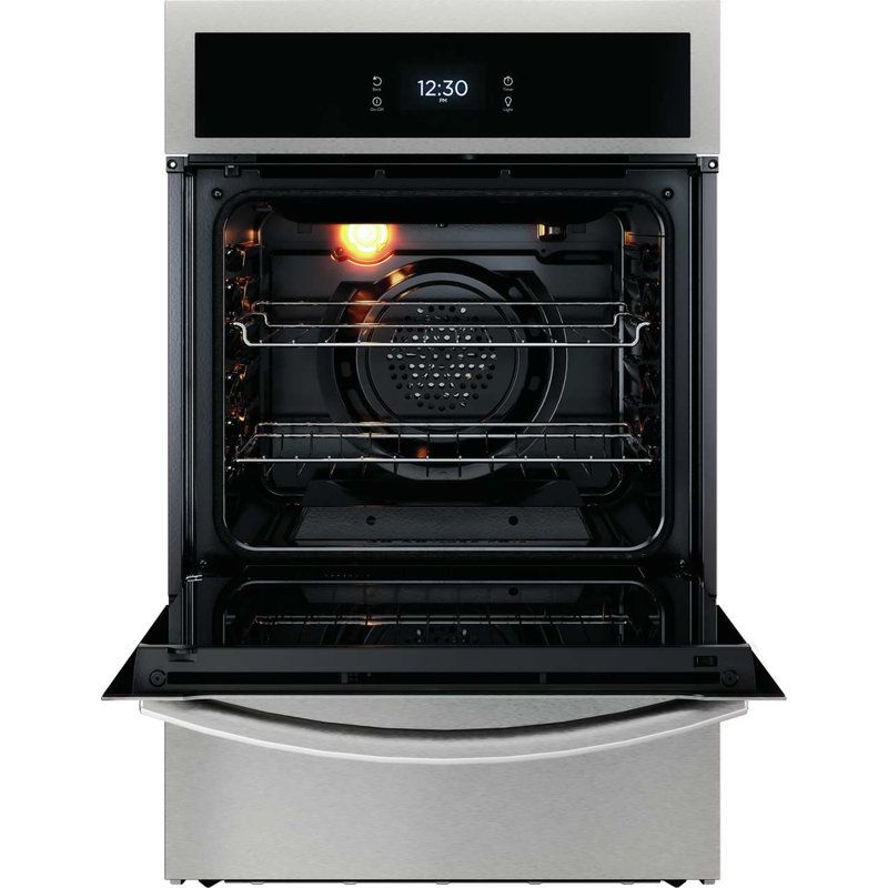 24" Stainless Steel Convection Gas Wall Oven with Self-Cleaning