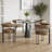 Mahjabi Upholstered Dining  Arm Chairs-787581923