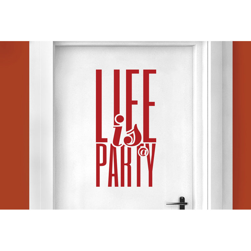 Wall Decal, Dark Red