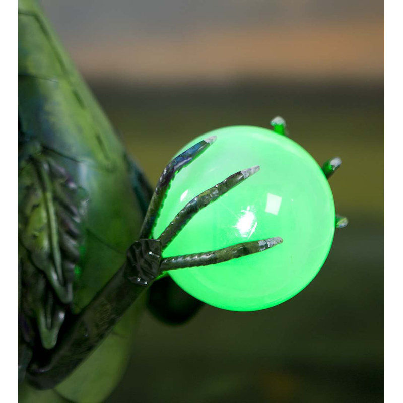 Dragon Garden Statue with Solar Pearl