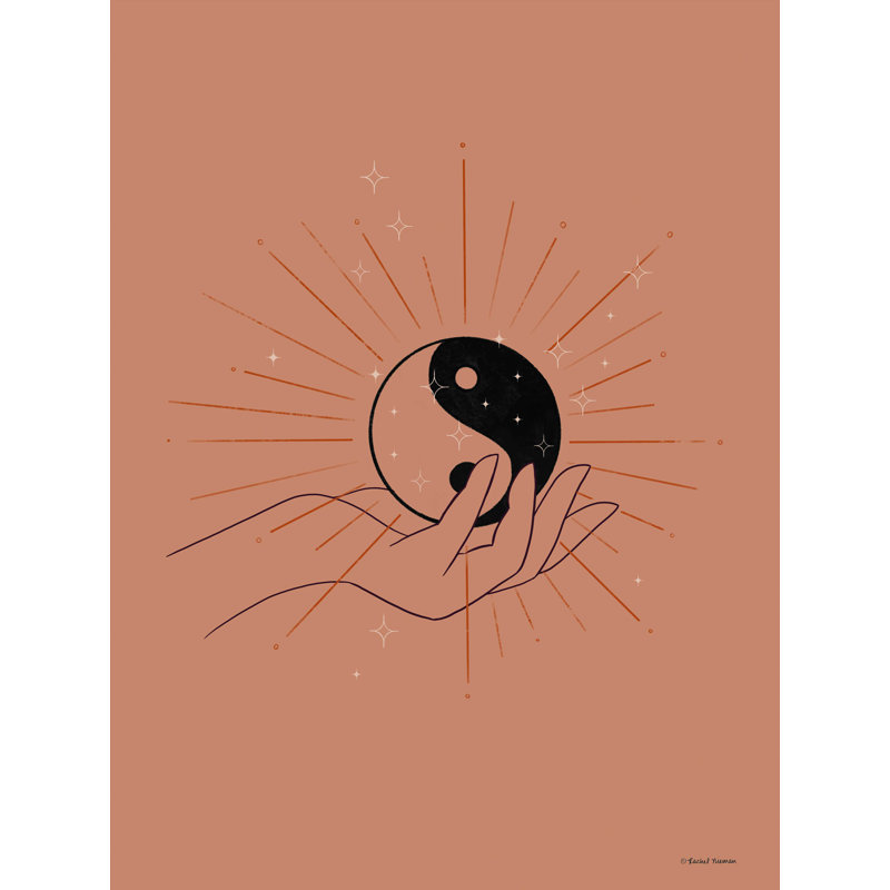 «Embrace the Yin and Yang», impression sur toile tendue, H 24 po x l 18 po