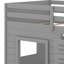 Lit mezzanine simple bas avec tiroirs de rangement-1135982771