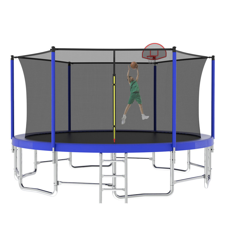 Trampoline pour enfants_108X192X192, Bleu