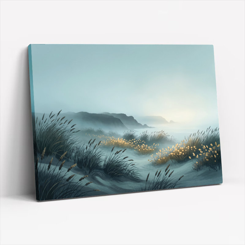 Misty Dunes, reproduction d'art sur toile, ensemble de 1, Toile tendue, H 28 po x l 40 po