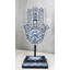 Figurine main de dieu Hamsa palmier avec étoile de Magen David œil de Providence
