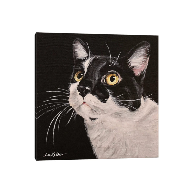 Lex by Hippie Hound Studios - Wrapped Canvas Painting, 30.48 cm H x 30.48 cm W