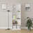 Modern White Bookshelf with Numerous Shelves, 25.2 x 71.6 x 10.2 Inches | 100% Melamine Coated Particle Board, Wall-Mountable Design | Stylish & Functional Storage for Home & Office, Elegant Solid Color-2115663718-2115663719
