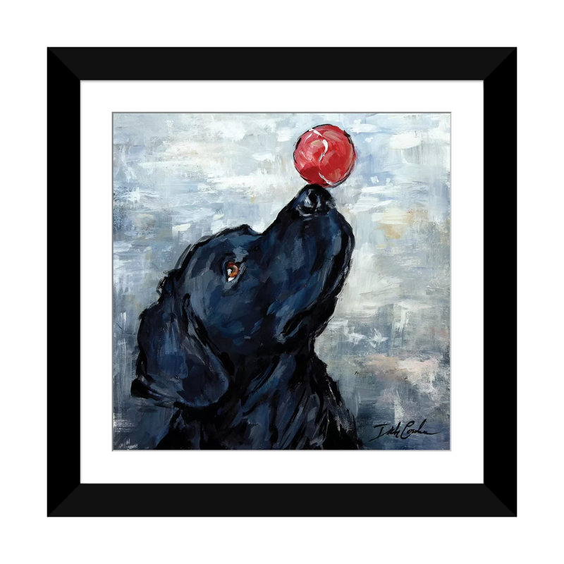 Hocus Focus, impression sur toile, Papier avec cadre noir, H 24 po x l 24 po x P 1 po, Blanc