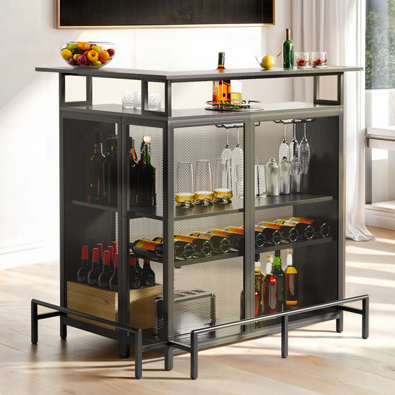 Katinka Salon Baker's Rack, Black