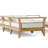 Westminster Teak 110.5 " W Solid Wood Patio Daybed with Cushions