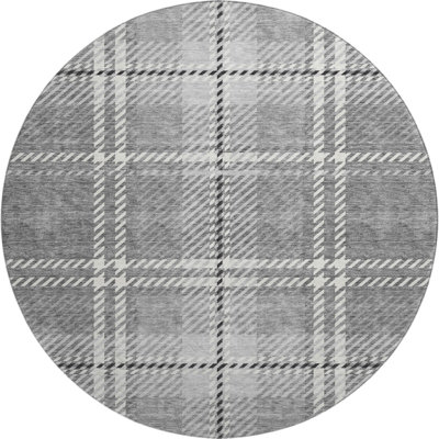 Premium Machine Washable Prisco Gray Rug