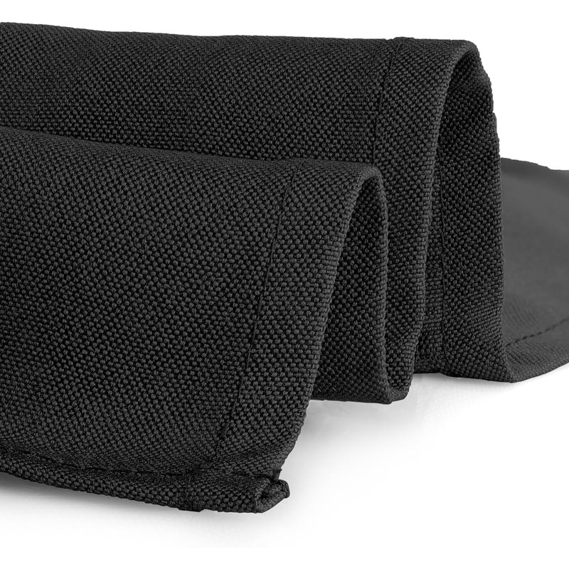 Alyea Dining Linens, 30" W x 42" L, Black