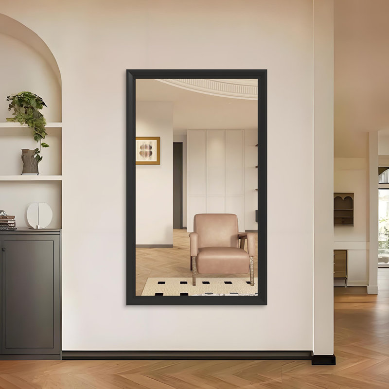 60"X36" Oversized Modern Rectangle Bathroom Mirror With Frame Decorative Large Wall Mirrors For Bathroom Living Room Bedroom Vertical Or Horizontal Wall Mounted Mirror With Aluminum Frame