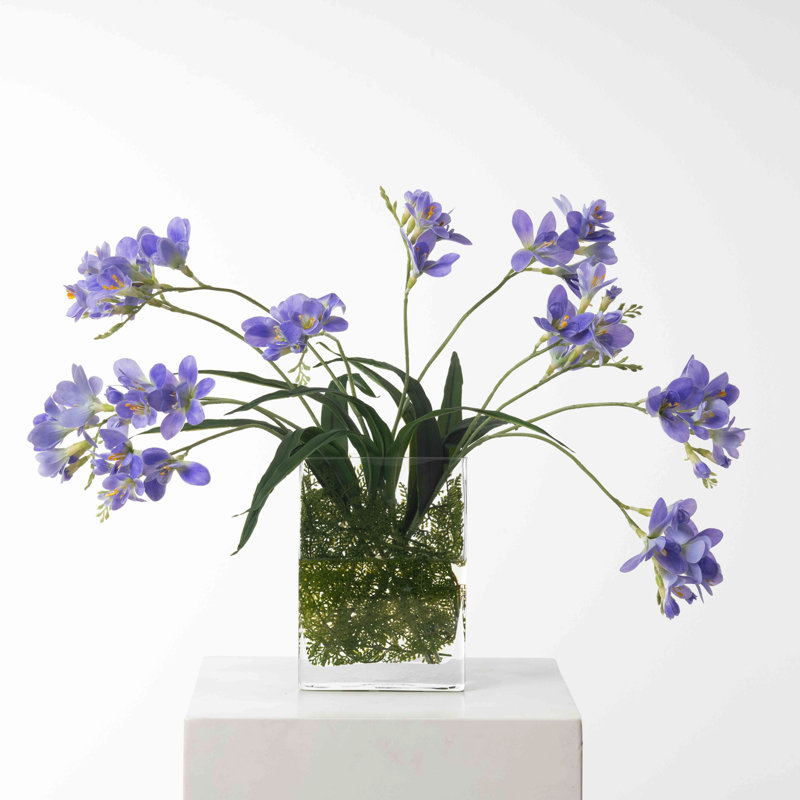 Faux Floral Arrangement in Vase