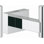 Essentials Chrome Cube Robe Hook
