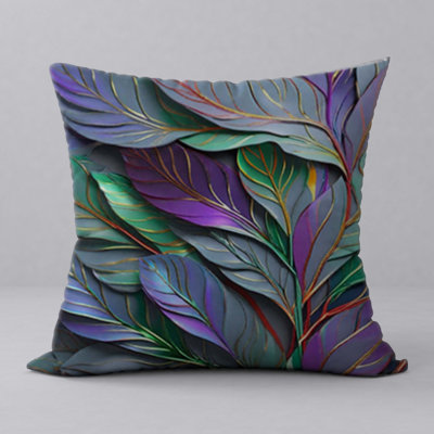 Abstract Reversible Throw Pillow