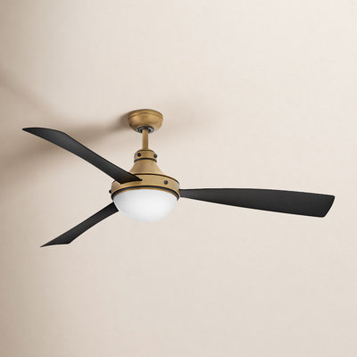 Cascade 62'' 3 Blade Ceiling Fan with LED Light Kit