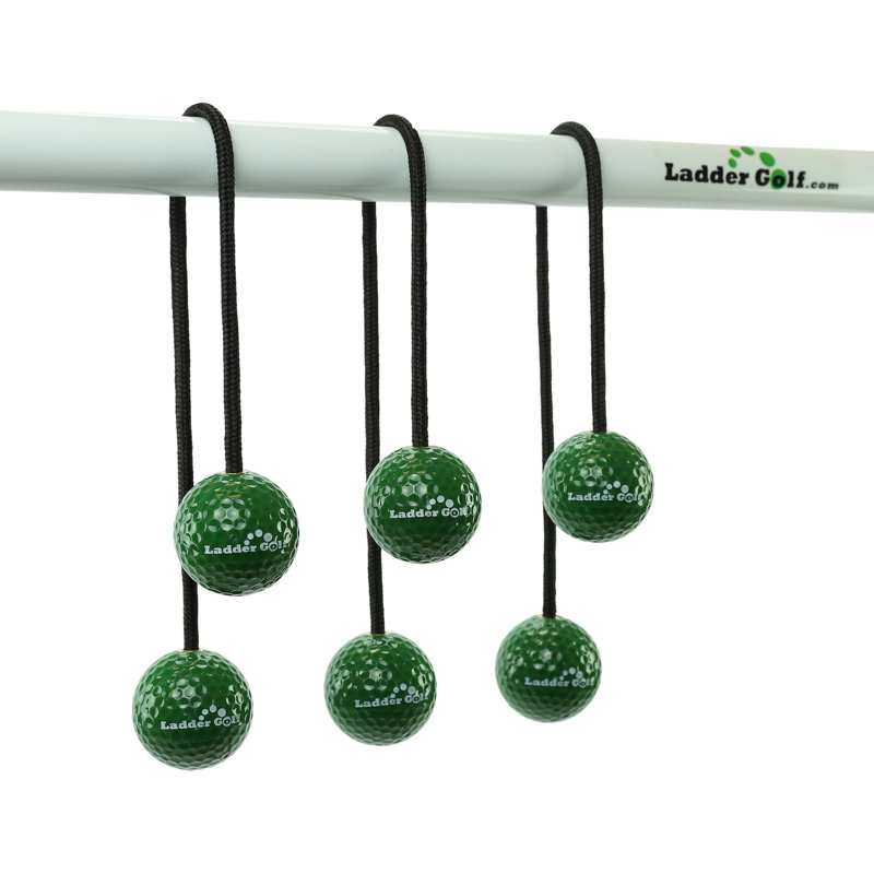 Ladder Golf Hard Bolas - Noir, Vert