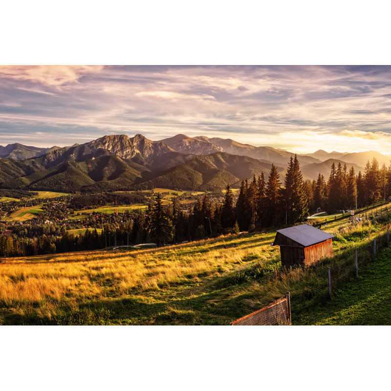 View From Gbalowka - Wrapped Canvas Print, 30cm H x 46cm W