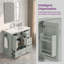 Meuble-lavabo simple 42 po avec plateau en pierre-132223469