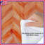 Édredon orange à motif de chevrons-123992571