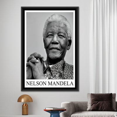 3D Canvas, Canvas Decor, 3D Wall Art, Nelson Mandela, Famous Quote Art Canvas, Portre 3D Canvas, Nelson Mandela Canvas Poster,