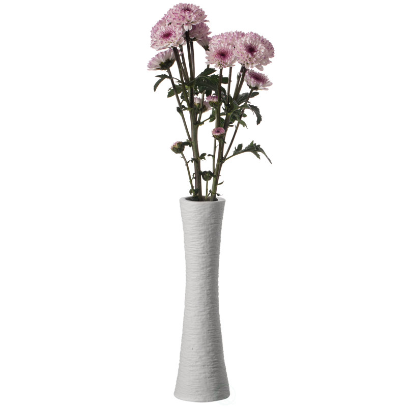 Stepahnie Ceramic Table Vase, White