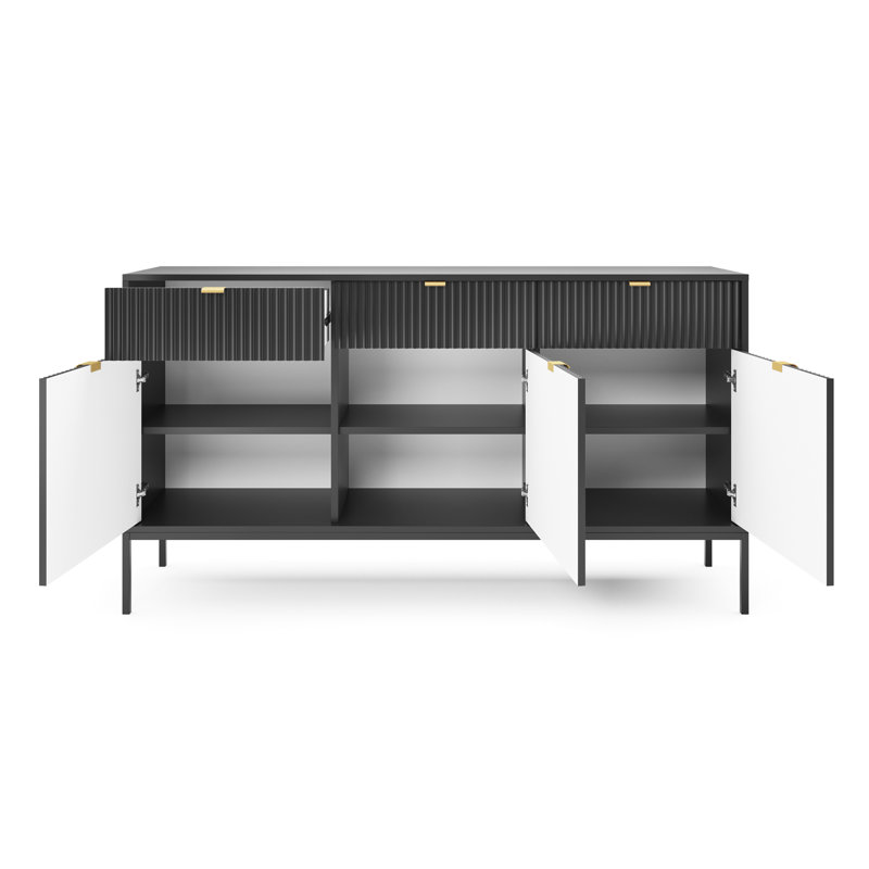 Iriyana 154cm Sideboard, Black