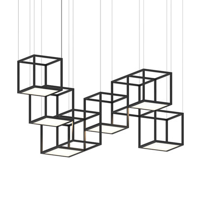 Cubix 12 - Light LED Chandelier