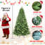 Arbre de Noël 4 pi avec 636 pointes PE + PVC - Branches articulées réalistes-1251704529