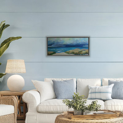 Stormy Seascape Sky Floating Frame, design by Violeta Vollmer