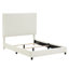 Queen Size Boucle Upholstered Platform Bed