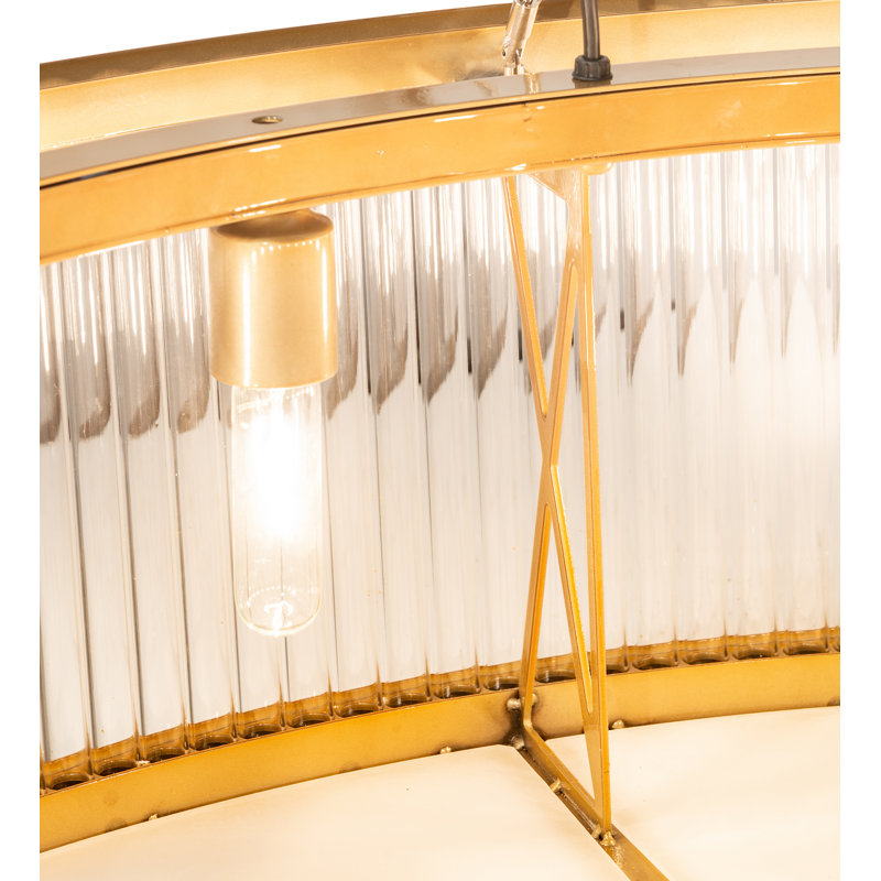 12 - Light Dimmable Drum Chandelier