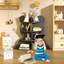 Algar Bear Kids Bookshelf, 4-Tier Toddler Montessori Shelf Book Rack