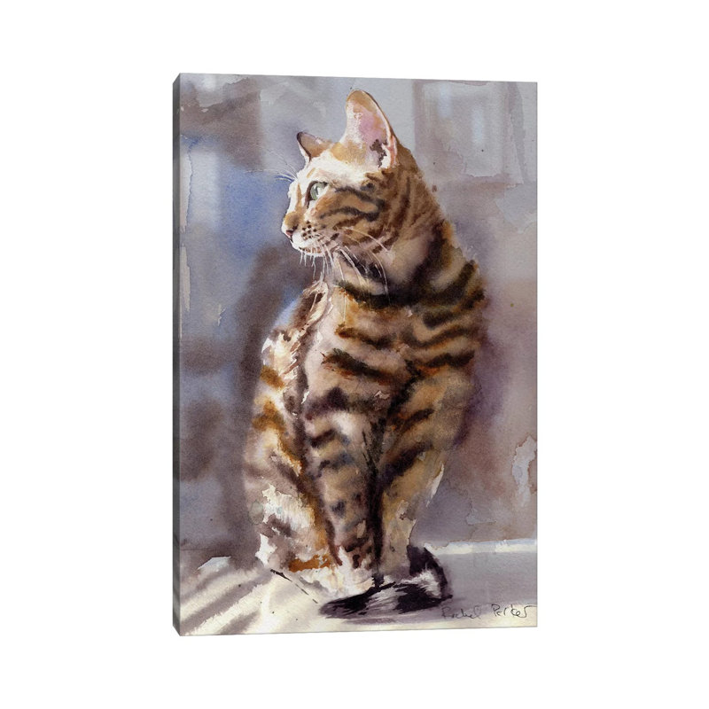 Bengal Light by Rachel Parker - Painting on Canvas, Wrapped Canvas, 66.04 cm H x 45.72 cm W x 3.175 cm D