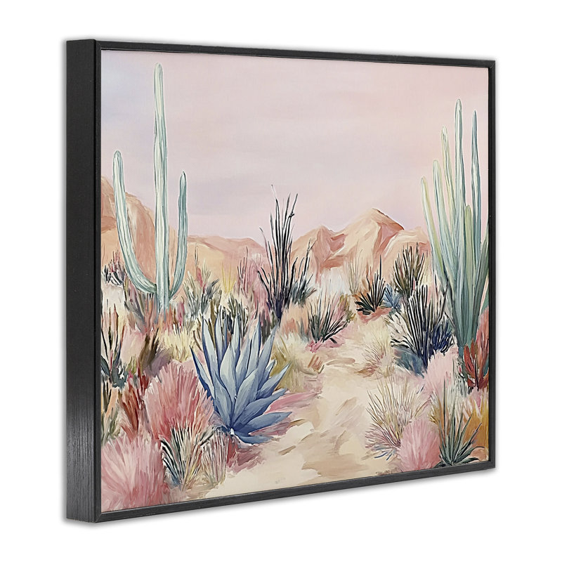 Estampe numérique pastel du désert au pays des merveilles, design par Ramona Murdock, H 24 po x l 30 po
