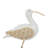 Oswestry Polystone Bird Decorative White Sculpture Set